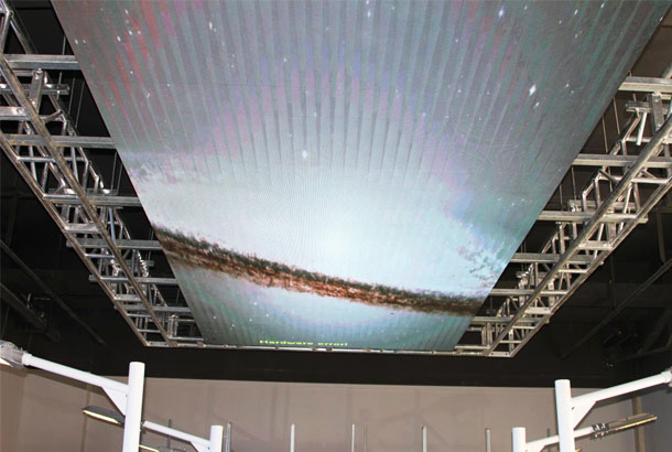 旭生文化艺术馆酷游九州LED全彩显示屏展示