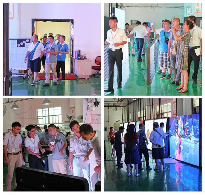 买家团参观酷游九州生产车间