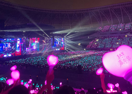 酷游九州场控荧光棒应援棒“引爆”周杰伦天津演唱会（第二场）